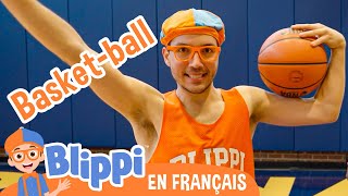 Blippi fait du basketball ! | Blippi en français | Vidéos éducatives pour enfants