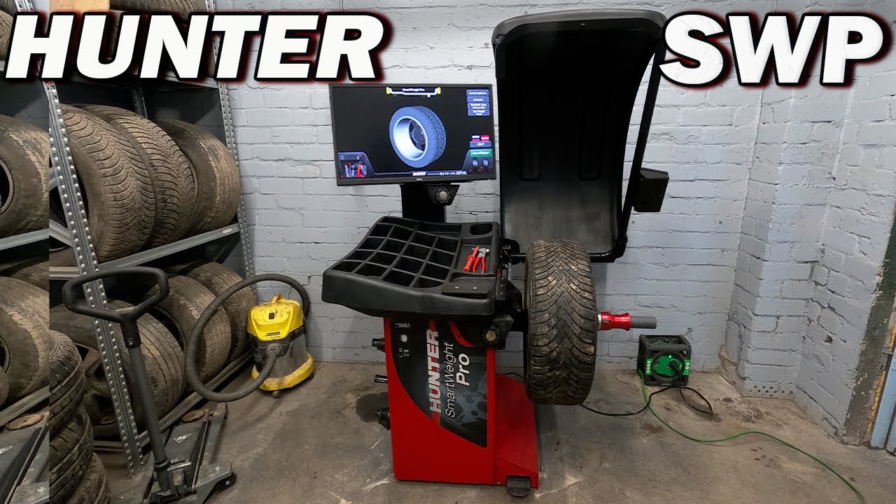 Балансировочный станок HUNTER SWP 70 калибровка, настройка. Технология ...