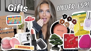 AFFORDABLE CHRISTMAS GIFT IDEAS ON A BUDGET! UNDER £5 / $5 !!!!!