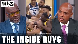 Thumbnail for The Inside Guys React to Warriors-TWolves Scuffle | NBA on TNT