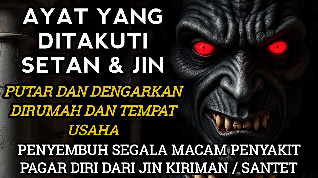 RUQYAH RUMAH PENGUSIR JIN, SETAN & SIHIR DI RUMAH & TUBUH, PENENANG HATI & PIKIRAN | ALAA AQEL