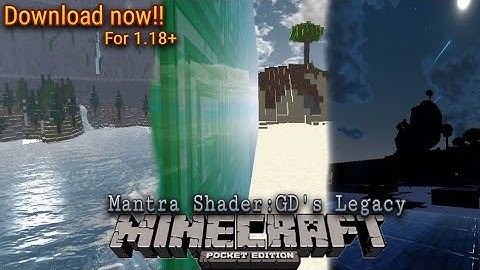Best shader for MCPE Mantra Shader:GD