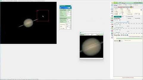 waveSharp 3 batch processing and animation - Saturn and moons