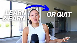 LEARN. EARN. QUIT | Career Progression Advice for Aspiring Founders