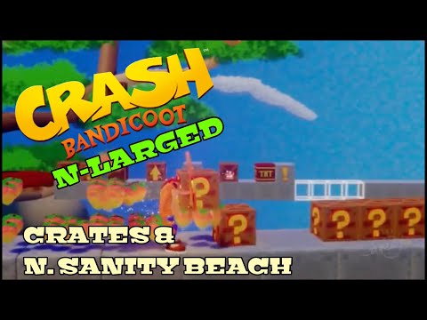How I started to create my CRASH BANDICOOT Fangame | Crates & N. Sanity Beach