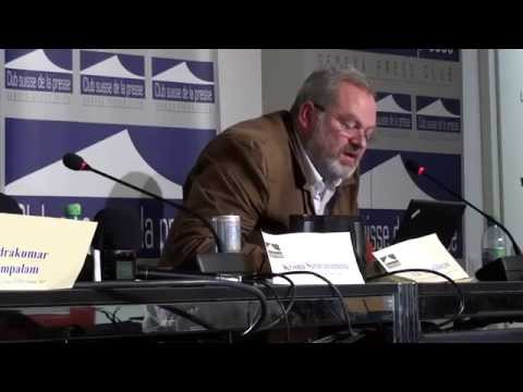 Dr Andy Higginbottom at Geneva Press Club