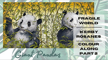 Colour Along | Fragile World by Kerby Rosanes | Giant Pandas | Part 2