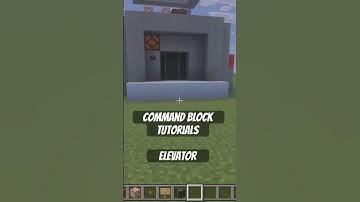 A realistic teleporting elevator using command blocks #minecraft #tutorial #comingsoon
