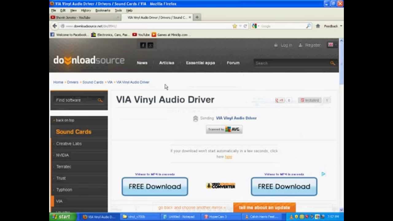 windows xp sound driver download