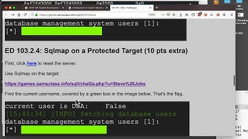 CNIT 127 - SQL Injection Demonstration