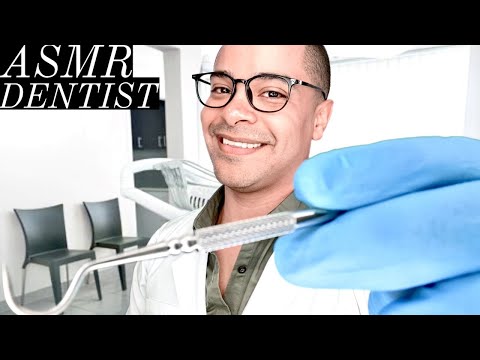 ASMR Dentist Exam & Teeth Cleaning