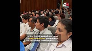 Ministro Maurate motivó a universitarios a ser los nuevos empresarios que prioricen los DD. HH.