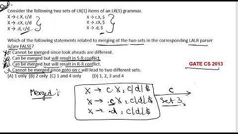 Compiler Design PYQ Gate CS 2013