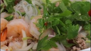 THAI GLASS NOODLES SALAD @Sheblue28 @fam-lifedofficialvlogs2449 @YouTube @bokyoung_mukbang