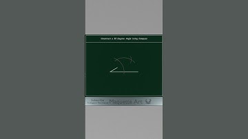 Construct a 30 Degree Angle Using Compass #shorts #geometry