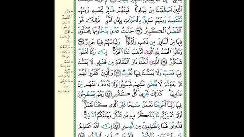 الصفحة (438) من المصحف الشريف ( سورة فاطر - مشروع حفظ القرآن الكريم )