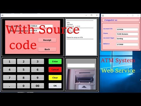 web services project in java- ATM system with source code
