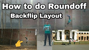 How to do Roundoff Backflip layout in hindi//Sahil Gurung