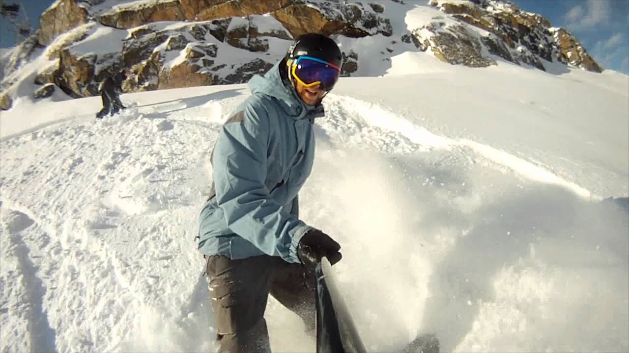 Epic Powder Day On Whistler Peak Snowboard Video Youtube for The Most Awesome  how to snowboard in powder video intended for Your home