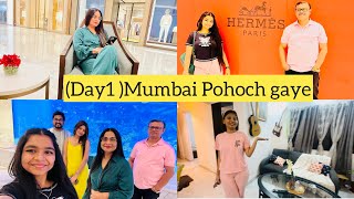 (Day1) Mumbai Pohoch gaye || #2bhkflatMumbai || #jioworldplaza || #jioworlddrive || #shoppingvlog ||