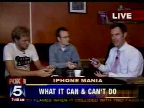 Live on FOX TV - Max Haot - Mogulus CEO -Iphone interview