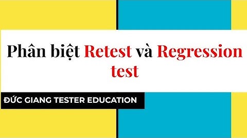 Q&A 4 - Phân biệt retest và regression test #shortvideo  #shorts