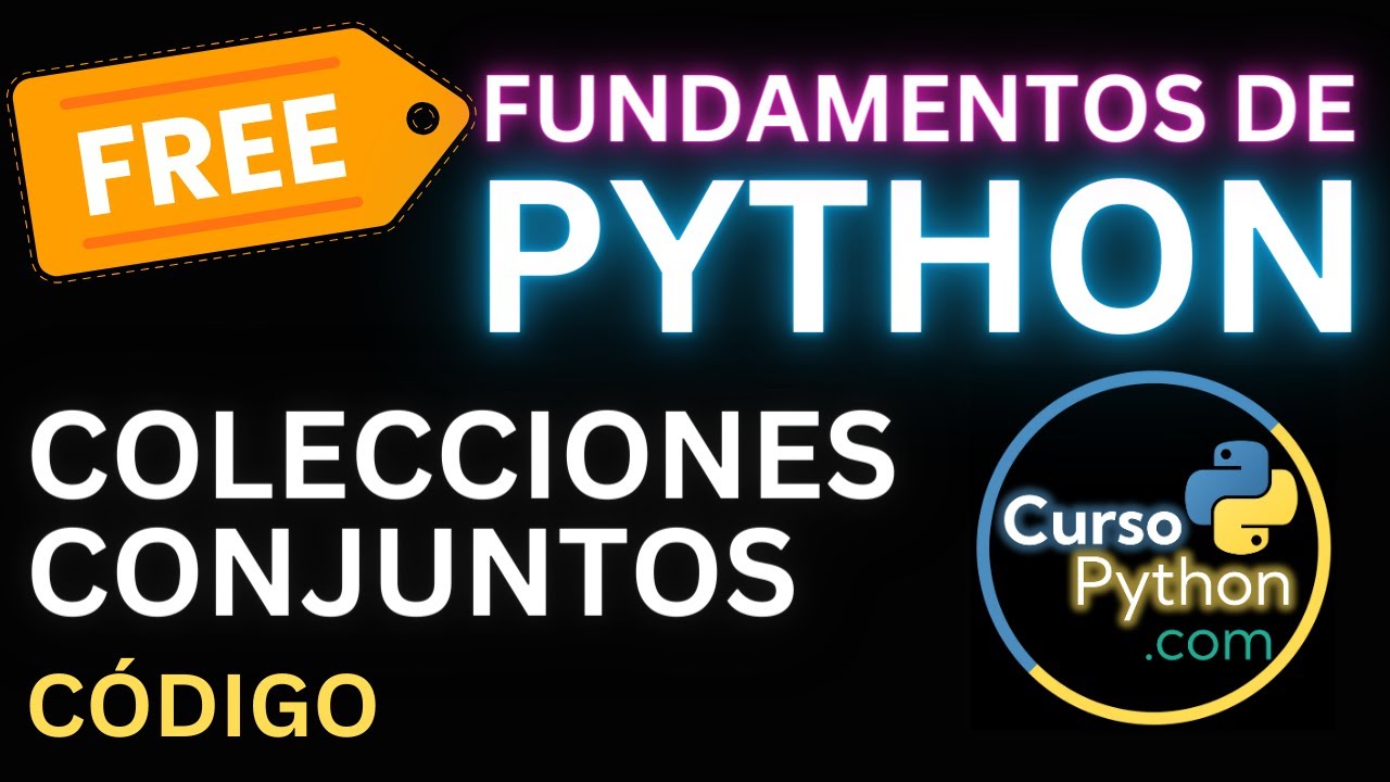 🟢🐍 Curso Python - Lección de Conjuntos - Código - YouTube