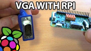 Raspberry Pi with VGA display using a HDMI adapter