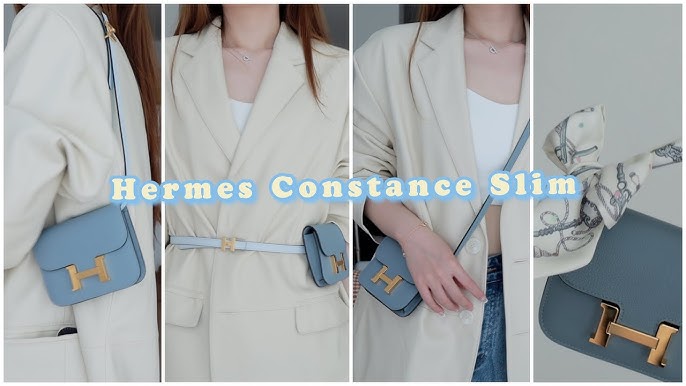 10 ways to style Hermes Constance Compact Passant Wallet as Belt Bag +  review size, price & DIY! 