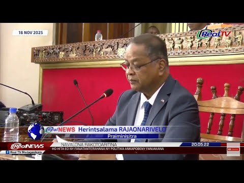 REAL NEWS NY VAOVAO MARINA MIVANTANA 18 NOVAMBRA 2025 Madagascar