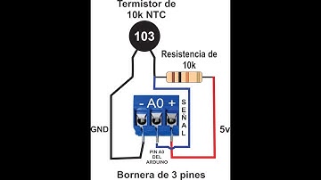 Proyecto Incubadora con arduino y Materiales Reciclados - Sensor de Temperatura NTC