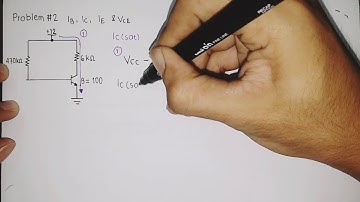 BJT Problem #2 (Fixed Bias, Saturated)