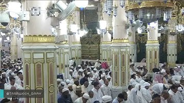 صلاة التراويح للشيخان خالد المهنا و محمد خليل قارئ من المسجد النبوي ليلة 20 رمضان 1438