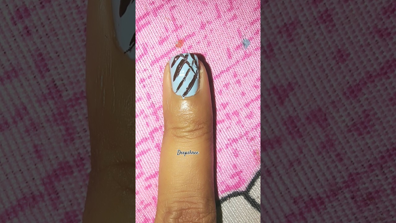Very easy stripe nail design ideas 💞💅