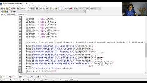 PROGRAM KASIR SEDERHANA BAHASA C || PROJECT UAS ALPRO