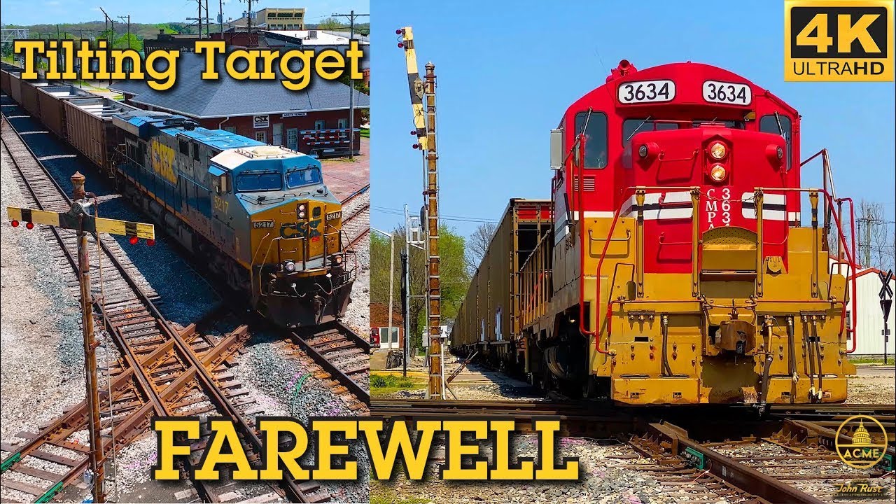Madison Railroad Tilting Target Farewell -  CMPA & CSX last operations of railroad signal history.