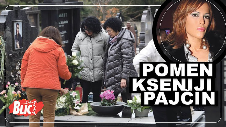 Pomen Kseniji Pajčin: MAJKA JECA NA GROBU ĆERKE, čvrsto je grli SESTRA PEVAČICE