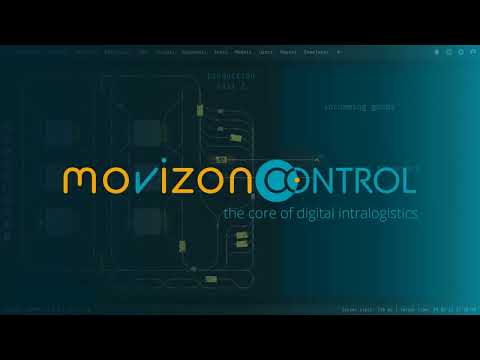 Transparency and efficiency in automated logistics with a central management system: movizon CONTROL