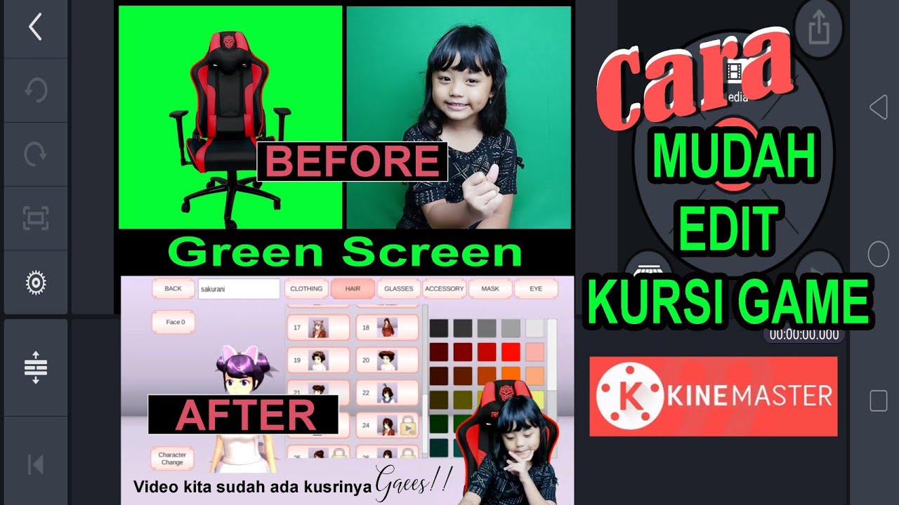 Cara Edit kursi  Gaming  YouTube