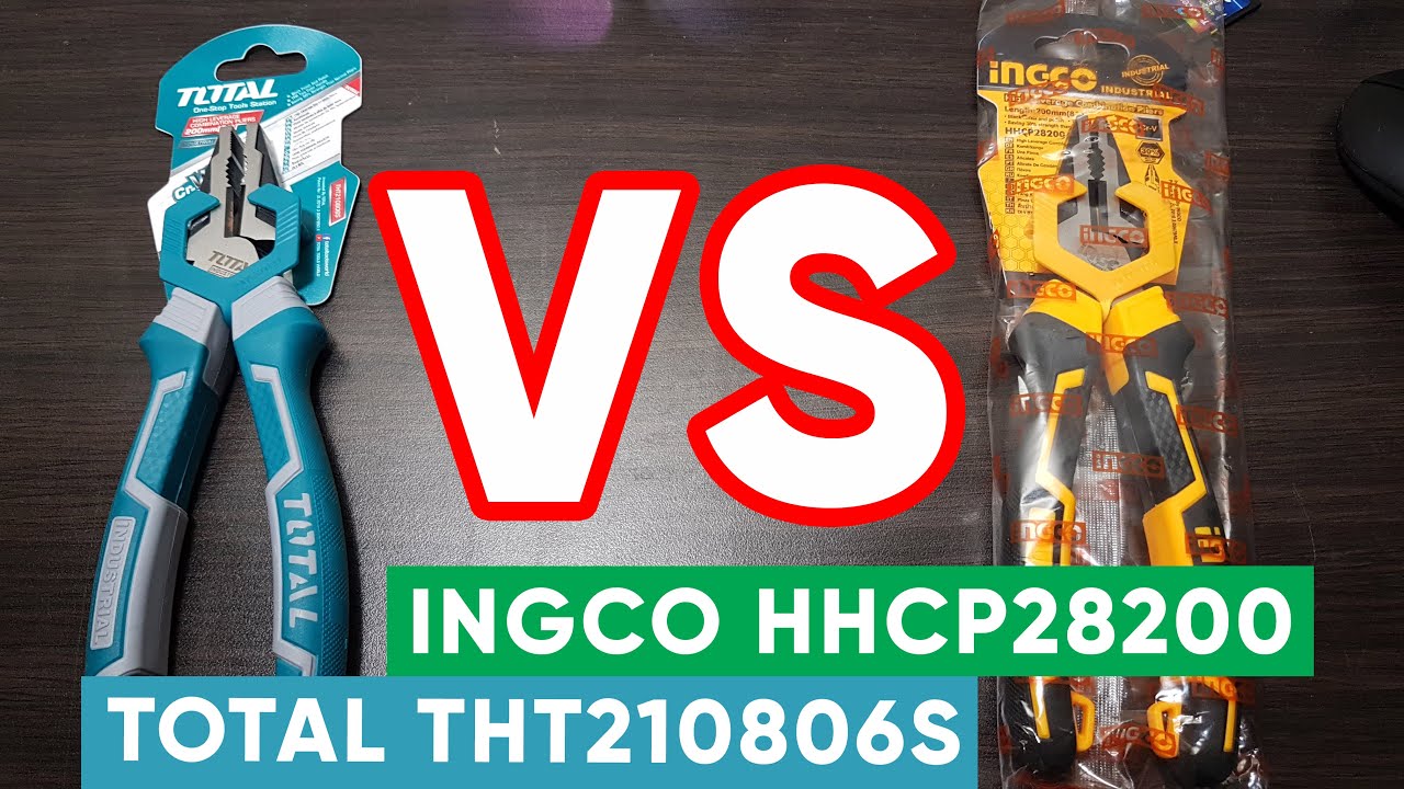 Two Best Budget Combination Pliers Review Ingco 8 Inch High Leverage