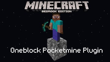 Pocketmine-MP Oneblock Plugin Minecraft Bedrock Edition