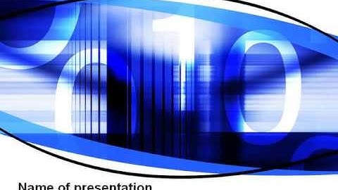 Digital Flow PowerPoint Template by PoweredTemplate.com