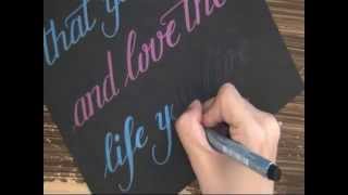 how to write in cursive fancy letters