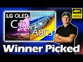 Sony A80J vs LG C1 OLED Battle of the Year - Winner Picked