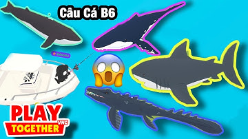 Câu Cá Megalodon, Cá Voi Lưng Gù, Thương Long, Cá Voi Đầu Bò Bóng 6 Thành Công | Play Together