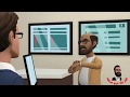 تصميم فيديو كرتوني عن الموظف المرتشي