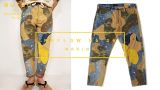 Camouflage Patchwork Jeans For American Rag Cie/ Reflow No.36 / Making