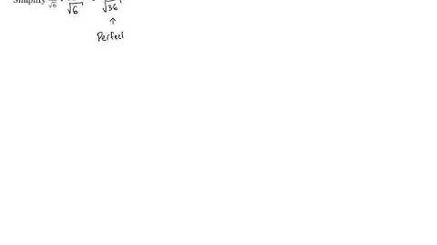 Rationalizing the Denominator - Problem 4
