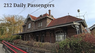 This is one of the least used train stations in the Netherlands