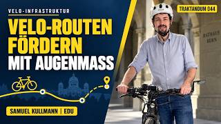 EDU-Grossrat Samuel Kullmann spricht sich für die Förderung von Velo-Routen aus